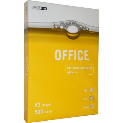 Picture of Smart Line, Kopierpapier 80 g/m², A3, weiß, 500 Blatt, Office