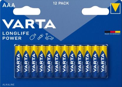 Picture of Varta, Batterie Micro AAA, Longlife Power, 12 Stück, AAA