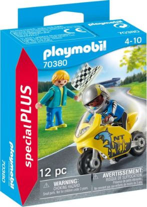 Picture of PLAYMOBIL®, Jungs mit Racingbike, specialPLUS, 70380