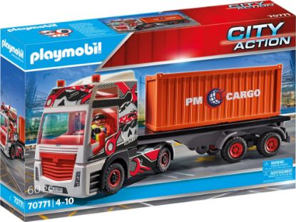 Picture of PLAYMOBIL®, LKW mit Anhänger, City Action, 70771