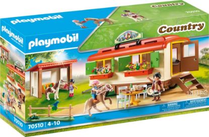 Picture of PLAYMOBIL®, Ponycamp-Übernachtungswagen, 149 Teile, 70510