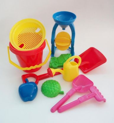 Bild von Frabar, Sandspielzeug in Strandtasche 10tlg