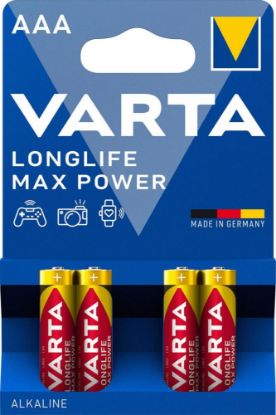 Picture of Varta, Longlife  Max Power AAA Blister 4