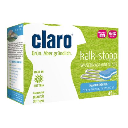 Picture of Claro, Öko Kalk Stopp, ÖKO Range, 45 Tabs