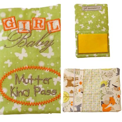 Picture of Mutter-Kind-Pass Hülle " Baby Girl"