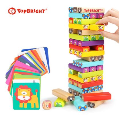 Picture of Topbright, Holz Stapelspiel Tierfreunde, 120314