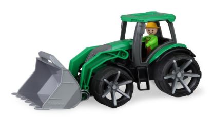 Bild von LENA, Traktor mit Frontlader, Gummireifen & Figur, Truxx², 34cm, grün, 4517