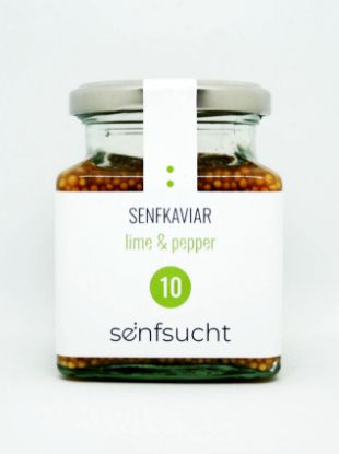 Bild von Senfkaviar 10 lime & pepper
