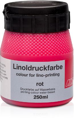 Picture of Linoldruckfarbe 250ml. rot