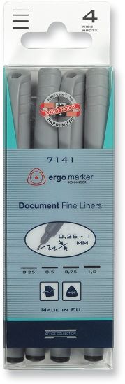 Bild von Koh-I-Noor Fine Liner 4er Set