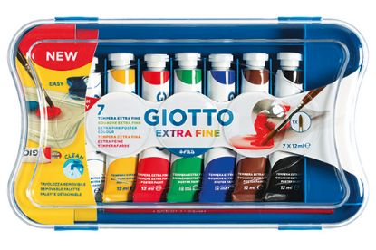 Picture of Giotto Tempera extra fine Poster Paint 7x12ml.