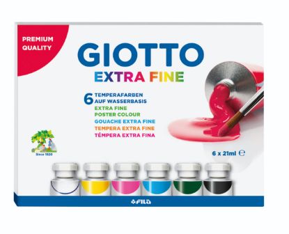 Picture of Giotto Tempera Extra fine 21ml. 6er Tuben