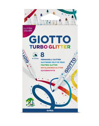 Bild von Giotto Turbo Glitter 8er