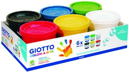 Bild von Giotto Dita Fingerfarben 6x200ml