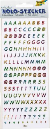 Bild von Holo Sticker Buchstaben und Zahlen