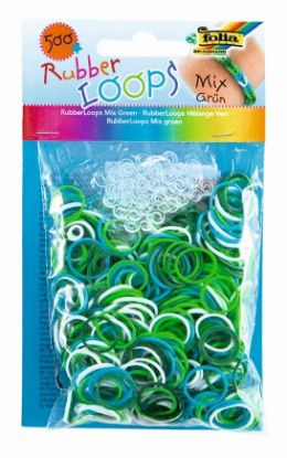 Picture of Rubber Loops mix grün