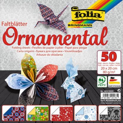 Picture of Faltblätter Ornamental 20x20