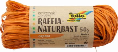 Picture of Raffia-Naturbast 50gr. Bündel - orange