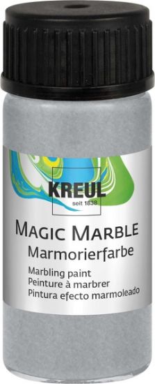 Bild von Magic Marble - Marmorierfarbe silber