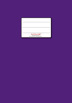 Bild von A4 liniert Mittelstr. 9mm 40 Blatt - violett