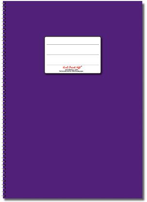 Picture of Collegeblock A4 glatt - 80 Blatt - violett