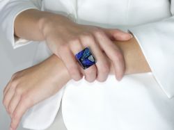 Picture of Ring - Kollektion "Mosaik" - blau