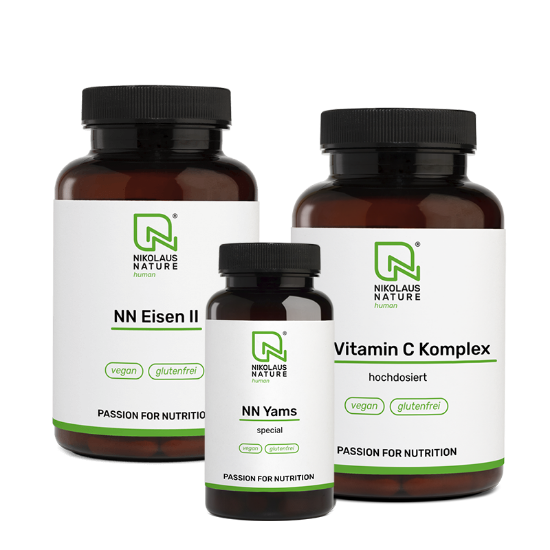 Bild von Bundle Frauensache": NN Eisen II, NN Vitamin C Komplex & NN Yams special "