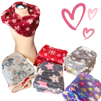 Zeige Details für Kuschelige Loop-Schals aus Wellnessfleece Bild von Kuschelige Loop-Schals aus Wellnessfleece
